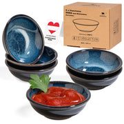 Dipschalen Keramik Enra Marineblau handgefertigt